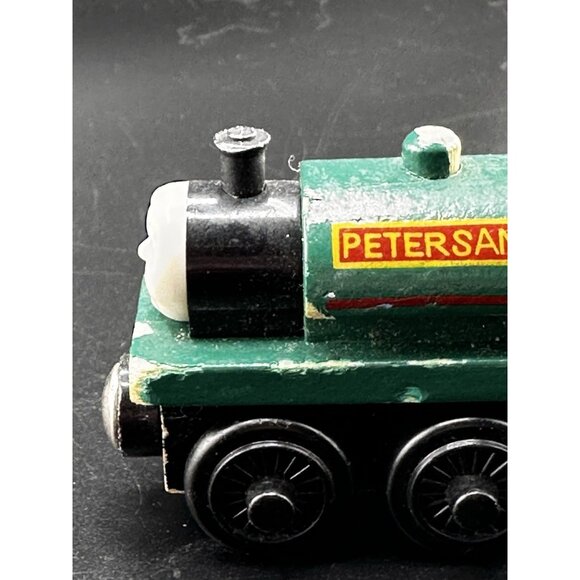 Peter Sam Thomas & Friends Train Wooden Railway Engine #4 2001 Vtg READ - Picture 8 of 11